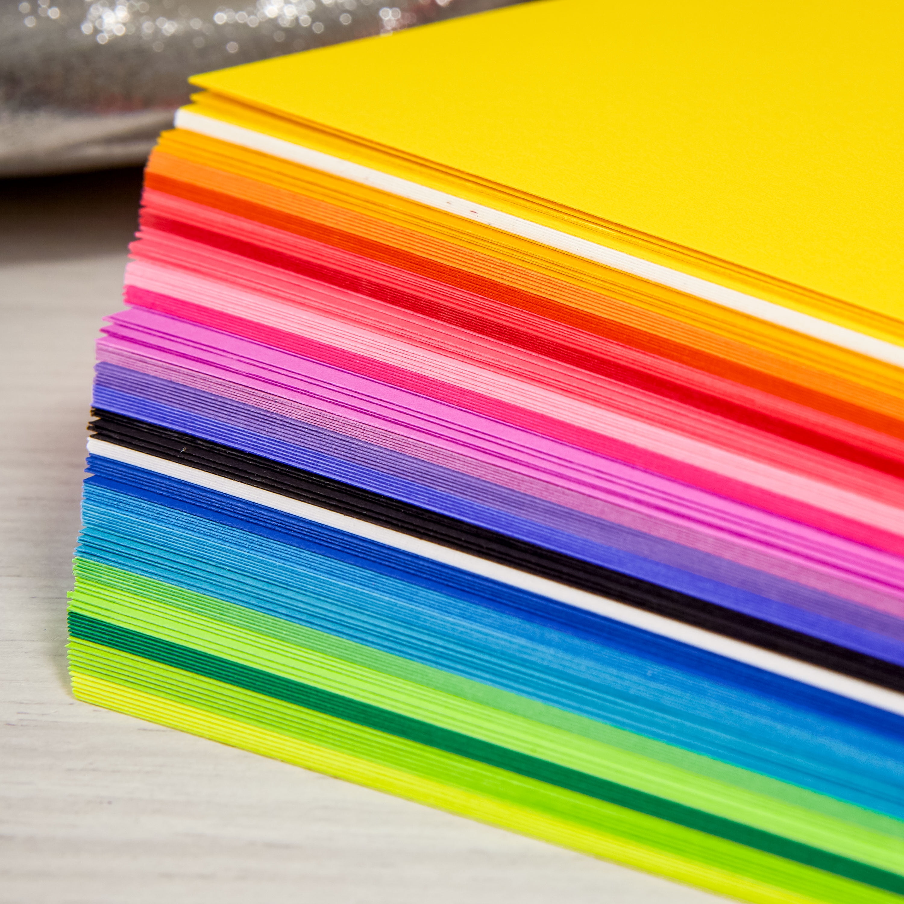 Color Paper - Spectrum Assortment, 24 lb Bond Weight, 8.5 x 11, 25  Assorted Spectrum Colors, 200/Pack