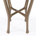 thumbnail image 5 of Butler Specialty Switlania White Marble & Gold Aluminum  Contemporary Side Table, 5 of 9