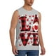 thumbnail image 2 of Fotbe Buffalo Plaid Love And Gnome Men's Camiseta sin Mangas Estampada para Hombres, Playera Casual para Gimnasio, Entrenamiento, Playa-Medium, 2 of 7