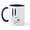 White/Navy Inside, variant on CafePress - Peanuts Snoopy Emoji - 11 oz Ceramic Mug - Novelty Coffee Tea Cup