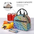 thumbnail image 6 of Goofa Rainbow Glitter Pattern Lunch Bag ,Insulated Lunch Box, Small Leakproof Cooler Food Lunch Containers Reusable High Capacity Lunch Tote Bags, 6 of 8