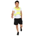 thumbnail image 1 of TOPINCN Adjustable High Visibility Reflective Safety Vest Night Running Cycling Security Clothing L, Reflective Cycling Vest,Reflective Vest, 1 of 7