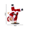thumbnail image 2 of Navidad invertida giratoria Santa Claus Navidad muñecas musicales eléctricas adornos de juguete de felpa eléctricos, 2 of 5