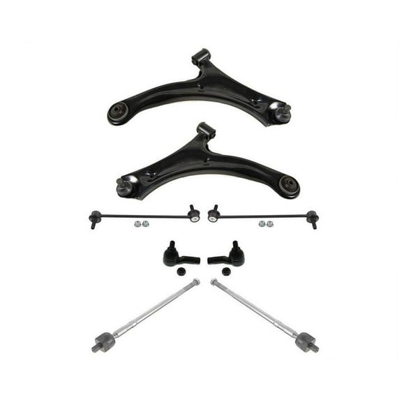 Front Lower Control Arms Sway Bar Links & Tie Rods for Suzuki AERIO 2.3L 04-07