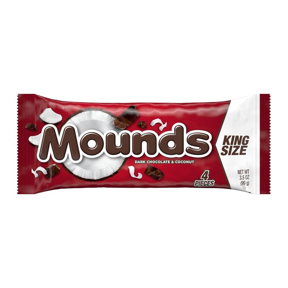 Mounds Dark Chocolate and Coconut King Size 18 Count - 3.5 oz