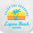 thumbnail image 4 of Inktastic Summer Enjoy the Sunshine Laguna Beach California in Blue Boys or Girls Baby Bib, 4 of 4