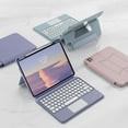 thumbnail image 7 of Keyboard Case for iPad 9th Generation 2021 10.2 8th/7th, Detachable Magnetic Cover, Vertical Stand & Magnetically Color Round Key Trackpad Keyboard for iPad 9th/8th/7th Gen 2021/2020, 7 of 7