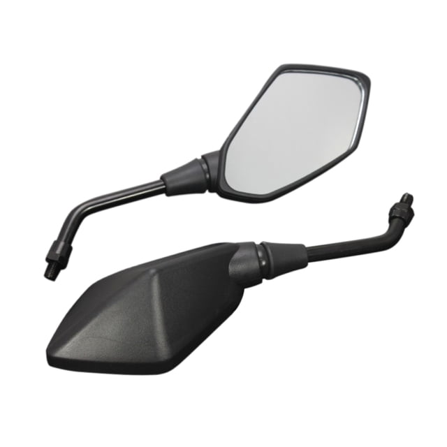 Espejo retrovisor 1 par Universal motocicleta Scooter aleación de aluminio espejo retrovisor lateral Tomshoo Espejo retrovisor