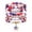 D, variant on Lumifun 6 PCS 4th of July Patriotic Bracelets 7.3 inches, Independence Day Red White and Blue American Flag Stretch Bracelets, Jewelry Gifts for Teens Women