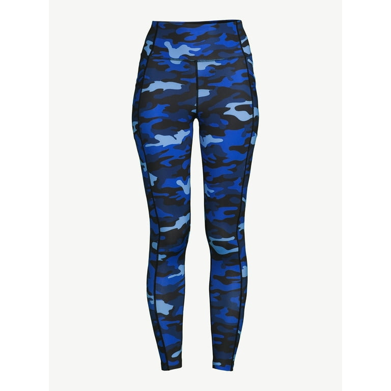 Blue Camo Leggings  Legging army, Patterned leggings, Plus size leggings