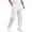 #White, variant on DPTALR Men's Solid Color Pleated Draped Versatile Straight Leg Casual Trousers,Black,Big and Tall Men M