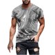 thumbnail image 1 of Camisas de Manga Larga para Hombres Blusa de Cuello Redondo de Impresión Cómoda, Camisa Casual de Poliéster para Uso Diario, de Fiesta Y de Primavera de Verano, 1 of 5