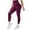 v#39Purple148, variant on Yoga Pants Women High Waist Seamless Workout Stretchy Leggings Relaxed Fit Calf Length Solid Color for Summer Party Night Delicate Trousers,Black,L