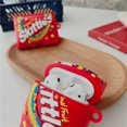 thumbnail image 4 of LEWOTE Airpods Silicone Case Compatible for Apple Airpods 1&2 Funny Cute 3D Cartoon Anime Cover[Snack Candy Series](Skittles), 4 of 4