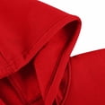 thumbnail image 6 of BRDFRL Women's Full Zip Up Hoodie Long Sleeve Hooded Sweatshirts Casual Fall Jacket Coat 2024 Fashion Red S, 6 of 6
