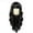 Black, variant on Taylonsss 25 In Women's Long Wavy Wig With Bangs Black Chemical Fiber Long Curly Hair Head Covers