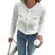 thumbnail image 2 of Suéteres Tipo Cárdigan de Larga con Cuello en V para Mujer, Chaquetas de Punto Gruesas, y con Botones, para Otoño e Invierno. S, 2 of 8