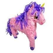 Unicorn Pinata, Pink & Purple, 21in x 19in