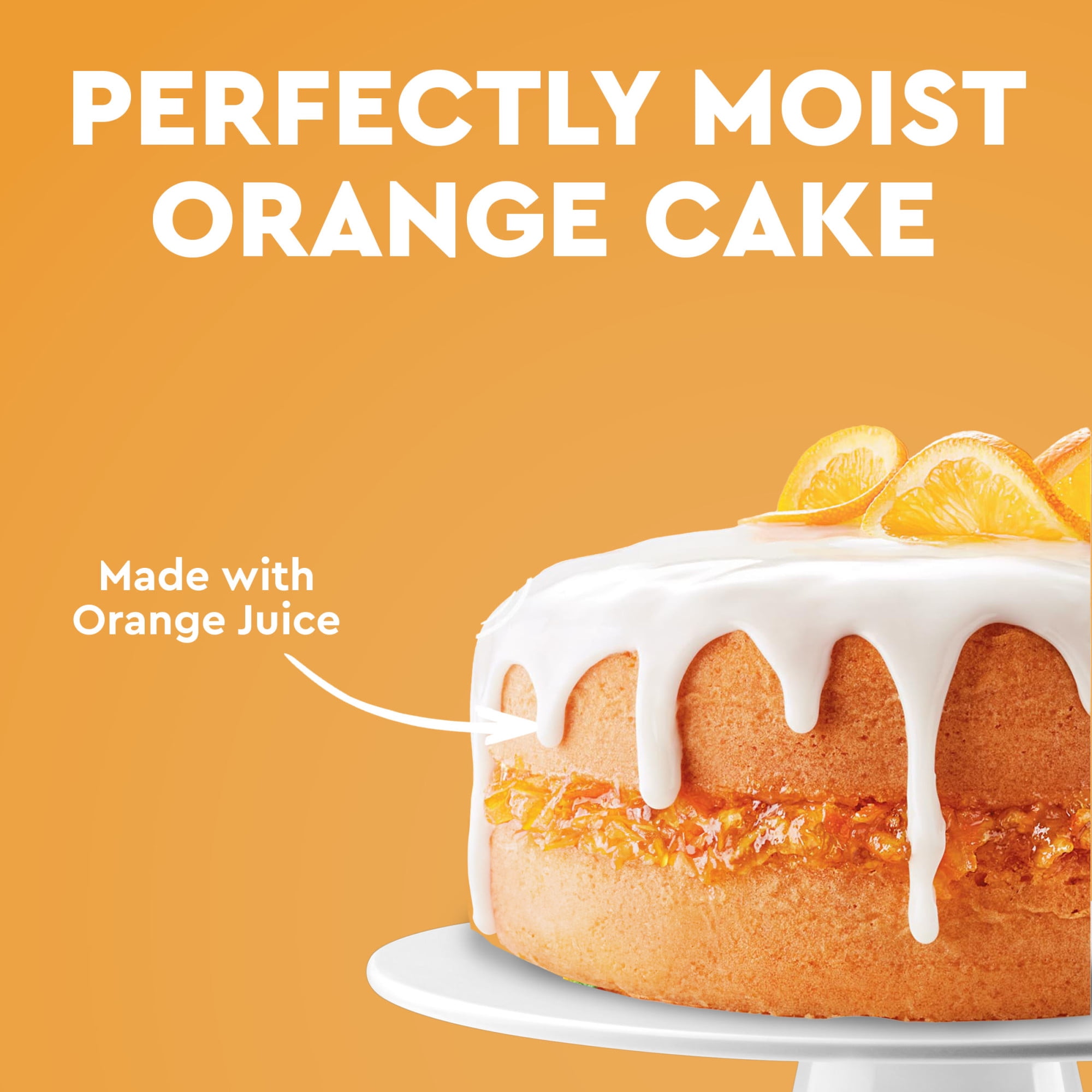 Duncan Hines Signature Perfectly Moist Orange Supreme Cake Mix, 15.25 oz.