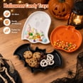 thumbnail image 5 of 3PCS Halloween Party Serving Trays - Dessert Candy Snack Plates - Cheese Snack Board Serving Platter Serving Platters Farmhouse Trays for Halloween Party Decor, 5 of 8