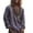 Purple, variant on SAWOBUUN Men's Bohemian Long Sleeve Pullover Shirt Vintage Ethnic Embroidered V Neck Top Loose Fit Hippie Casual Tee