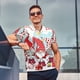 thumbnail image 4 of Balery Christmas Camisa Polo de Hombre con Estampado, de Manga Corta y Tejido Medio, Camisa Tipo Golf Polo-Medium, 4 of 6