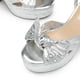 thumbnail image 5 of DREAM PAIRS Sandalias de Tacón Plataforma Grueso para Mujer Plateadas Talla 7, 5 of 7