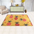 thumbnail image 3 of Pink Pineapple Memory Foam Area Rug 60"x39" Non Slip, Absorbent, Fade Proof for Living Room, Bedroom, Office, 3 of 7