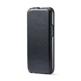 thumbnail image 2 of For iPhone 15 Fierre Shann Oil Wax Texture Vertical Flip PU Phone Case, 2 of 5