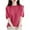 Watermelon Red, variant on Uaswgudfs Women's Stylish & Comfortable Knitted rib Wool Sweater - Spring Fall Winter First-Line Ready to Wear Seamless Knit Crewneck Half Sleeve Top
