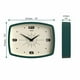 thumbnail image 4 of Reloj de pared JONES CLOCKS® Movie Retro 25,5 x 19,5 cm, color verde oscuro, 4 of 7