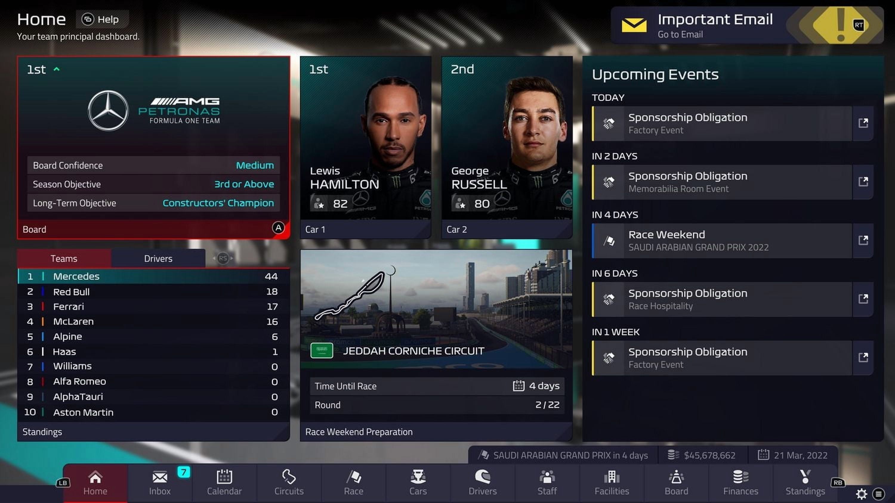 Jeu vidéo F1 Manager 2022 pour (Xbox)