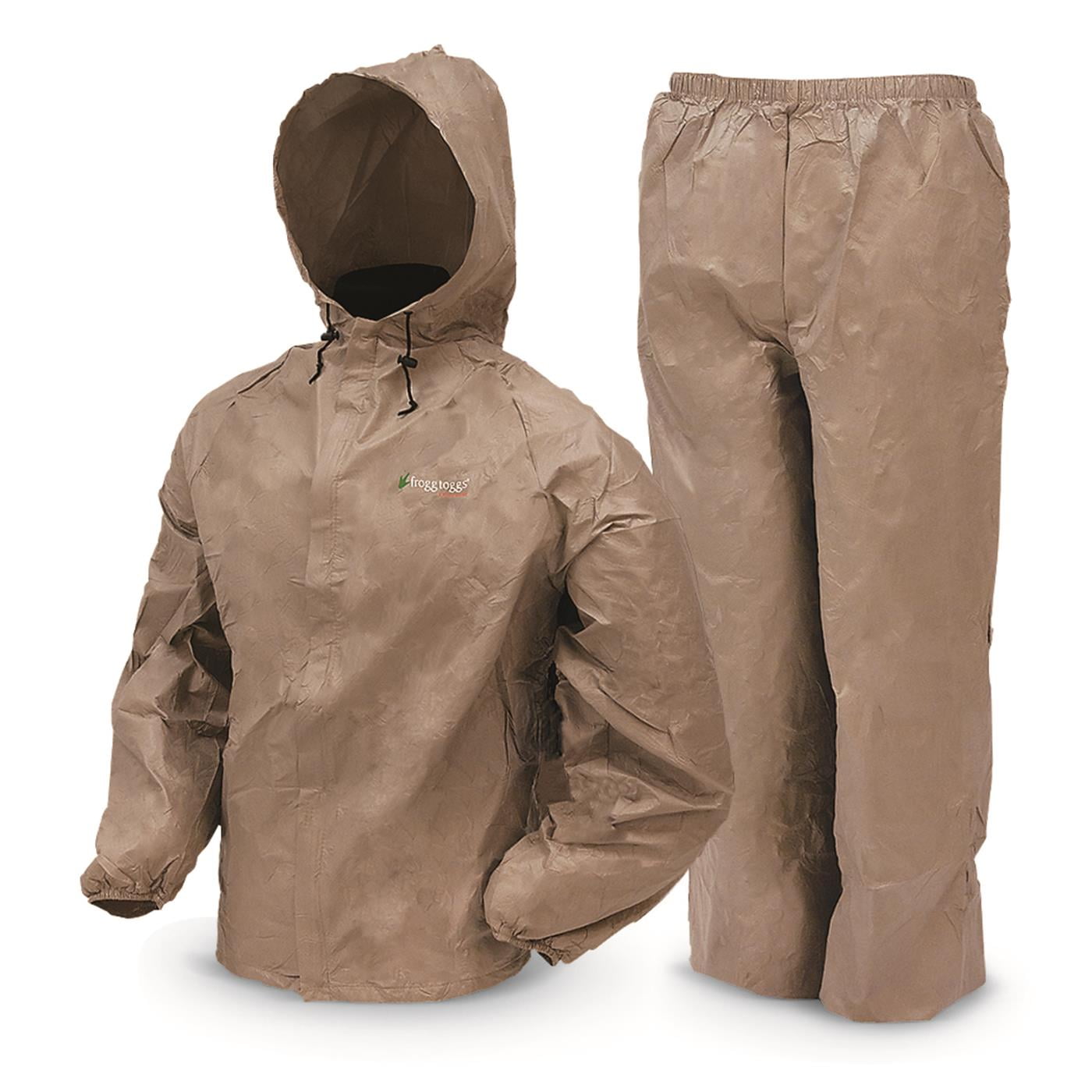 Frogg Toggs Men s Ultra Lite2 Rain Suit Khaki Size SM