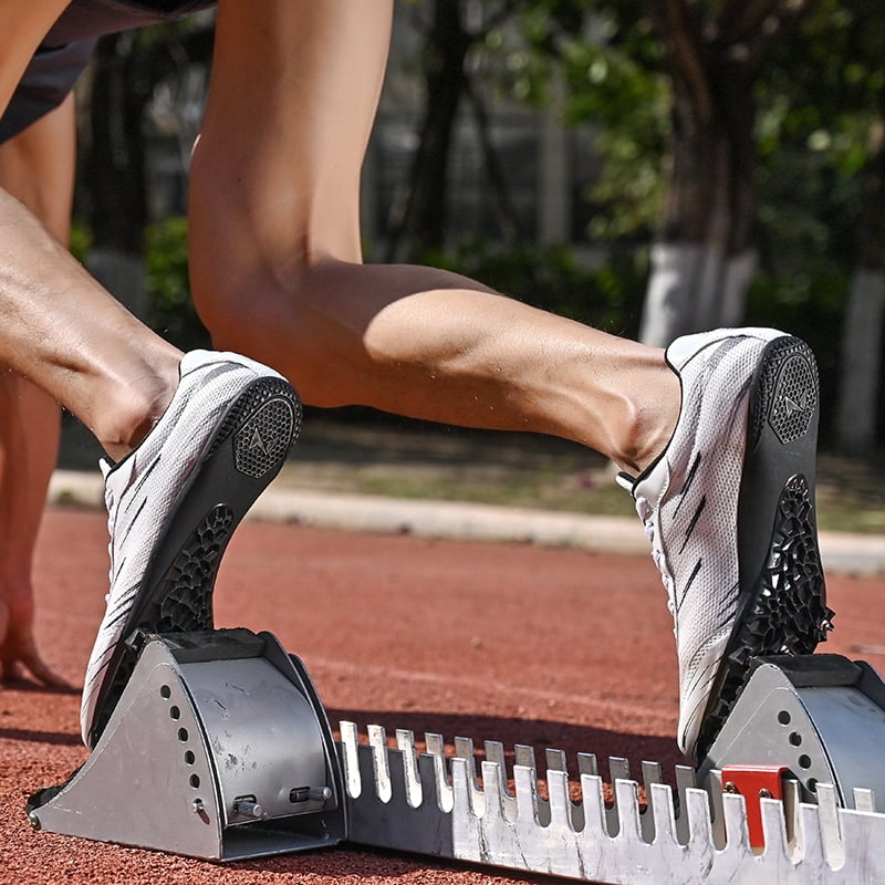 Track Spike Shoe for Men Professional Field and Track Shoes Breathable Running High Jump Racing Shoes