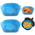 thumbnail image 1 of Pot en Silicone pour Friteuse à Air Chaud Panier de Cuisson Four Antiadhésif Réutilisable. Doublures. Micro-Ondable, 1 of 3
