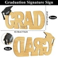 thumbnail image 3 of Lssam Graduation Party Decorations,Graduation Decorations 2025, Wood Graduation Signature Sign, Rustic Grad Signature Board with Grad Cap, 2025 Graduation Party Decorations for High School, College, 3 of 8