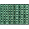 thumbnail image 1 of Ahgly Company Machine Washable Indoor Rectangle Abstract Turquoise Blue Contemporary Area Rugs, 5' x 7', 1 of 4