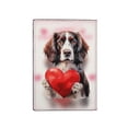thumbnail image 2 of Happy Valentine's Day English Springer Spaniel Brings Love Heart Travel Passport Wallet Springers Dog Lover Gifts PU Leather Passport Holder Cover - 02028, 2 of 5