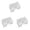 White 3PCS, variant on Hard Clear Case Cover Holder AA/AAA Battery Storage Box Hot Sale