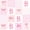 Pink White B, variant on meiyoeat Ribbon Letter Print D 7 Pieces Full Size Bedding Sets For Kids,Pink Patchwork Geometric Plaid Full Size Bed in a Bag,Pink Reversible