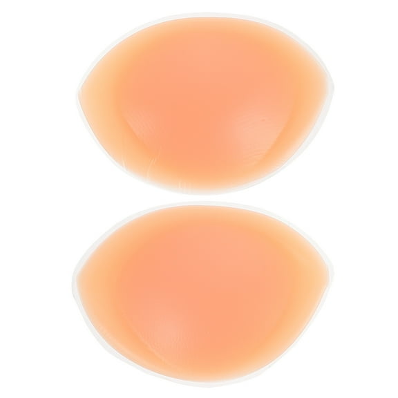 WEUVEB Oval Silicone Bra Pads Inserts for Women Daily Life and Special Occasions 1 Pair