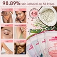 thumbnail image 6 of Lifestance Hair Removal Waxing Kit for Women & Men, Pink Digital Wax Warmer with Silicone Liner, 14.1oz Hard Wax Beads, Oil Spray, Full Body Use, 6 of 8