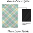 thumbnail image 4 of SKYSONIC Easter Colors Tartan Plaid and Gingham Double-Sided Printed Garden House Sports Flag 12x18in Polyester Decorative Flags for Courtyard Garden Flowerpot, 4 of 7