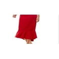 thumbnail image 3 of Emerald Sundae Womens Dress Plus Sheath Cold-Shoulder   Red 20, 3 of 3