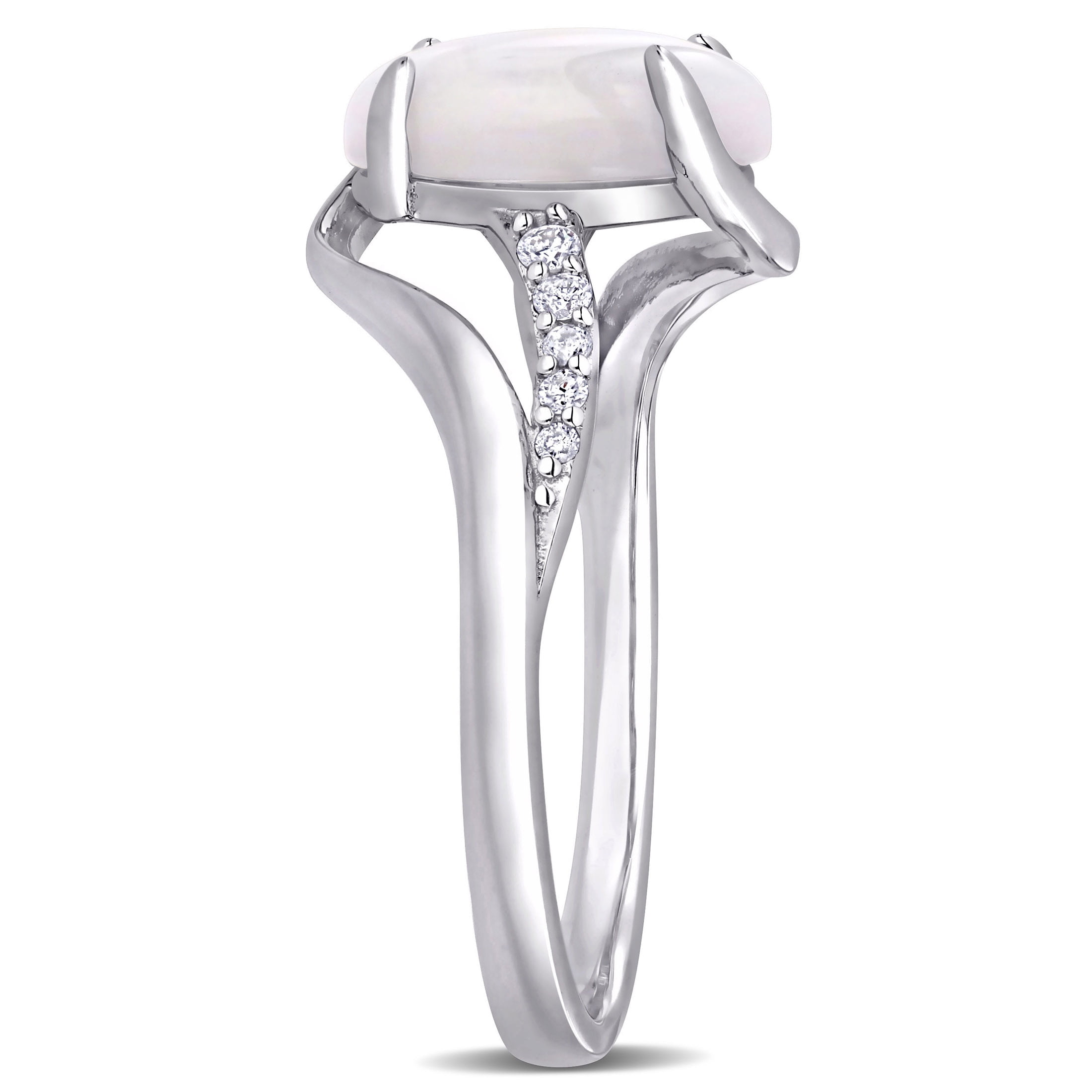 Everly Women's Opal Sterling Silver Ring