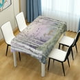thumbnail image 4 of Yayeee Tablecloths 54" x 72" Rectangle Wrinkle Resistant Party Table Cover, Purple Deer, 4 of 8