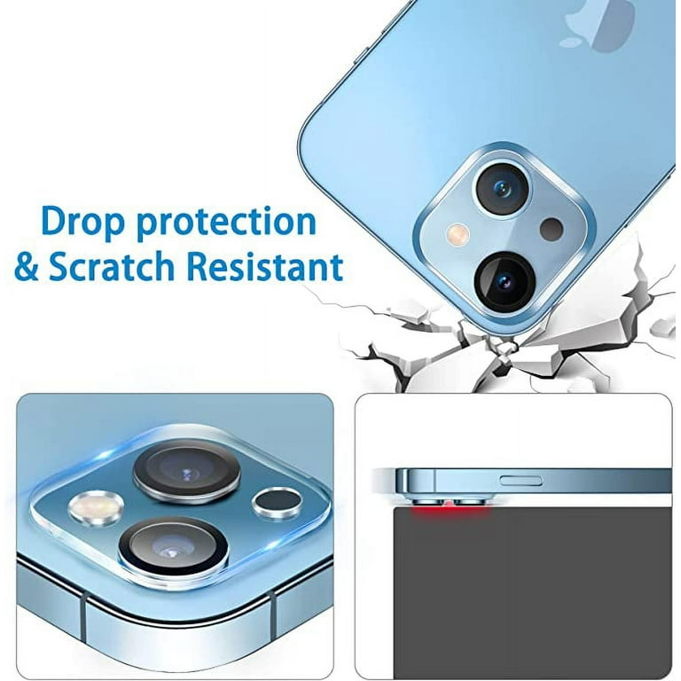 Camera Lens Protector for iPhone 14 & iPhone 14 Plus 2022,Premium HD Clear  Tempered Glass Lens Cover Flim[Case Friendly][Scratch-Resistant][Easy