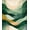 Olive Green Beige, Pattern 4, variant on ODIKA 8'x10' Washable Area Rug Abstract Mid Wavy Striped Gradient Wave Decorative Cream Orange for King Size Bedroom Under Bed, Master Suite, Non-Shedding, Easy Care