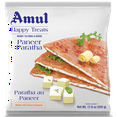 thumbnail image 1 of Amul Paneer Paratha 500g Pain plat indien à base de farine de blé chargé d'Amul Paneer, 1 of 5