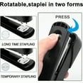 thumbnail image 4 of Black Modern Office Stapler 25 Sheet Capacity Automatic Includes 1000 Staples and Staple Remover, 4 of 8